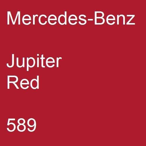 Mercedes-Benz, Jupiter Red, 589.